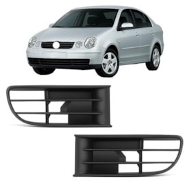 Par Grade Parachoque POLO 03 à 07 (Sem furo para milha) Par Grade Parachoque POLO 03 à 07 (Sem furo para milha)