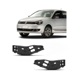 Par Guia Parachoque Dianteiro POLO HATCH SEDAN 2012 a 2013 Par Guia Parachoque Dianteiro POLO HATCH SEDAN 2012 a 2013