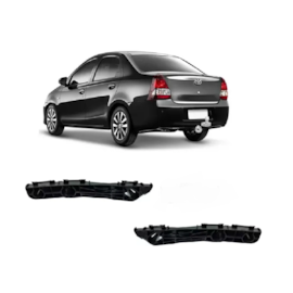 Par Guia Parachoque Traseiro ETIOS SEDAN 2009 a 2013 Par Guia Parachoque Traseiro ETIOS SEDAN 2009 a 2013