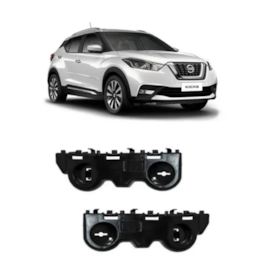 Par Guia Parachoque Traseiro KICKS 2017 a 2021 Par Guia Parachoque Traseiro KICKS 2017 a 2021