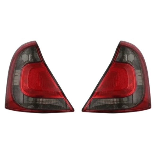 PAR LANTERNA CLIO 2013/2017 FUME (CARCAÇA PRETA) PAR LANTERNA CLIO 2013/2017 FUME (CARCAÇA PRETA)