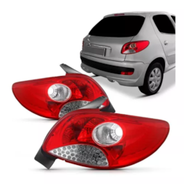 PAR LANTERNA PEUGEOT 207 2009/2014 SEDAN (TELA CRO