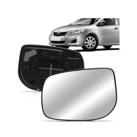 Par Lente Do Retrovisor Com Base COROLLA 2009 a 2014