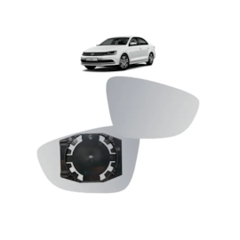 Par Lente Do Retrovisor Com Base JETTA 2011 a 2016