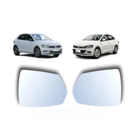 Par Lente Do Retrovisor Com Base POLO 2017 e 2018 Par Lente Do Retrovisor Com Base POLO 2017 e 2018