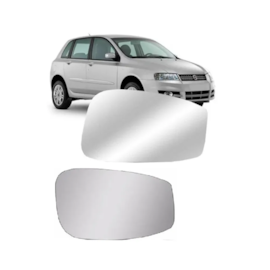 Par Lente do Retrovisor Com Base STILO 2002 a 2007 Par Lente do Retrovisor Com Base STILO 2002 a 2007