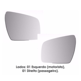 Par Lente Espelho Retrovisor Kia SOL 2009 a 2014 Par Lente Espelho Retrovisor Kia SOL 2009 a 2014