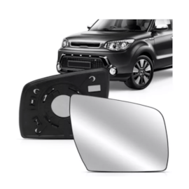 Par Lente Espelho Retrovisor Kia SOUL 2009 a 2014