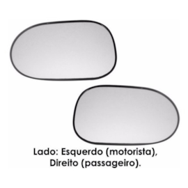 Par Lente Espelho Retrovisor LIVINA 2009 a 2014 Par Lente Espelho Retrovisor LIVINA 2009 a 2014