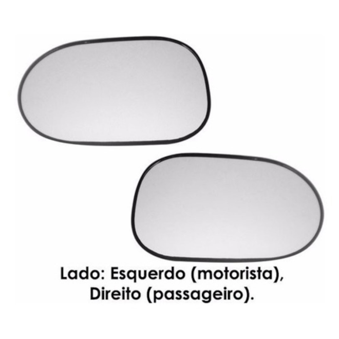 Par Lente Espelho Retrovisor LIVINA 2009 a 2014 Par Lente Espelho Retrovisor LIVINA 2009 a 2014