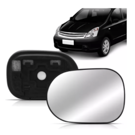 Par Lente Espelho Retrovisor Nissan LIVINA 2009 a 2014