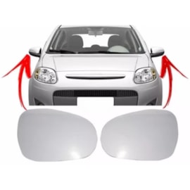 Par Lente Espelho Retrovisor PALIO GRAND SIENA MOBI