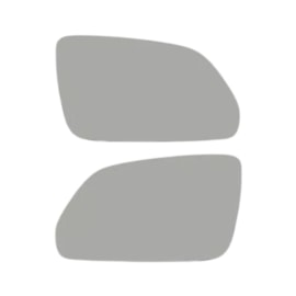 Par Lente Espelho Retrovisor POLO 2007 a 2009 Par Lente Espelho Retrovisor POLO 2007 a 2009