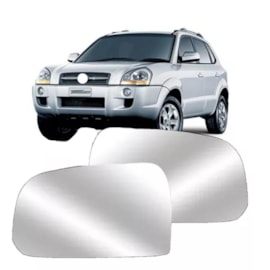 Par Lente Espelho Retrovisor TUCSON 2007 a 2015 Par Lente Espelho Retrovisor TUCSON 2007 a 2015