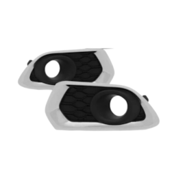 Par Moldura Grade Milha SANDERO 2015 a 2019 (cromado) Par Moldura Grade Milha SANDERO 2015 a 2019 (cromado)