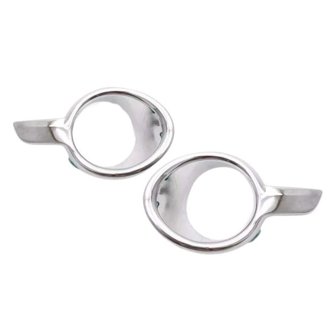 Par Moldura Milha Peugeot 208 2013/2016 Cromado Par Moldura Milha Peugeot 208 2013/2016 Cromado