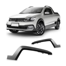 Par Moldura Superior Milha SAVEIRO CROSS G7 17 a 22 Preto Par Moldura Superior Milha SAVEIRO CROSS G7 17 a 22 Preto