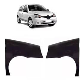 Par Paralama CLIO 12 à 18 (Sem furo para pisca)