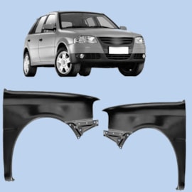 Par Paralama GOL G4 06 a 08