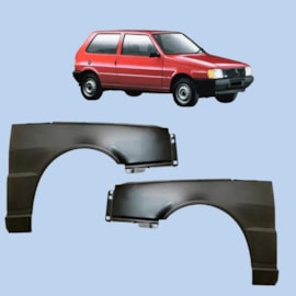 Par Paralama UNO 84 À 03 Sem Furo Para Pisca Par Paralama UNO 84 À 03 Sem Furo Para Pisca