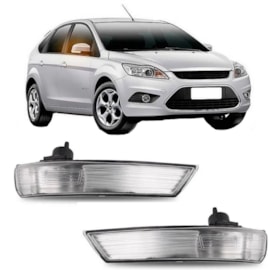 Par Pisca Seta Retrovisor FOCUS 45 2008 A 2018 Cristal Par Pisca Seta Retrovisor FOCUS 45 2008 A 2018 Cristal
