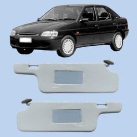 Par Quebra Sol ESCORT 92 a 03 Bolsa Cinza Par Quebra Sol ESCORT 92 a 03 Bolsa Cinza