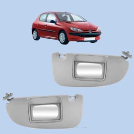 Par Quebra Sol HOGGAR 06 a 07 Cinza Com Caixa Espelho Par Quebra Sol HOGGAR 06 a 07 Cinza Com Caixa Espelho