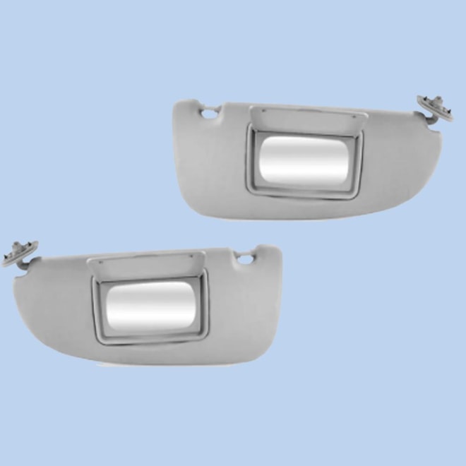 Par Quebra Sol HOGGAR 06 a 07 Cinza Com Caixa Espelho Par Quebra Sol HOGGAR 06 a 07 Cinza Com Caixa Espelho