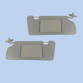 Par Quebra Sol KA 93 a 13 Cinza Caixa Espelho Par Quebra Sol KA 93 a 13 Cinza Caixa Espelho