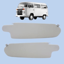 Par Quebra Sol KOMBI 97 a 13 Cinza Fixo Sem Bolsa Par Quebra Sol KOMBI 97 a 13 Cinza Fixo Sem Bolsa