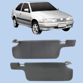 Par Quebra Sol LOGUS 93 a 97 POINTER 94 a 96 Bolsa Cinza Par Quebra Sol LOGUS 93 a 97 POINTER 94 a 96 Bolsa Cinza