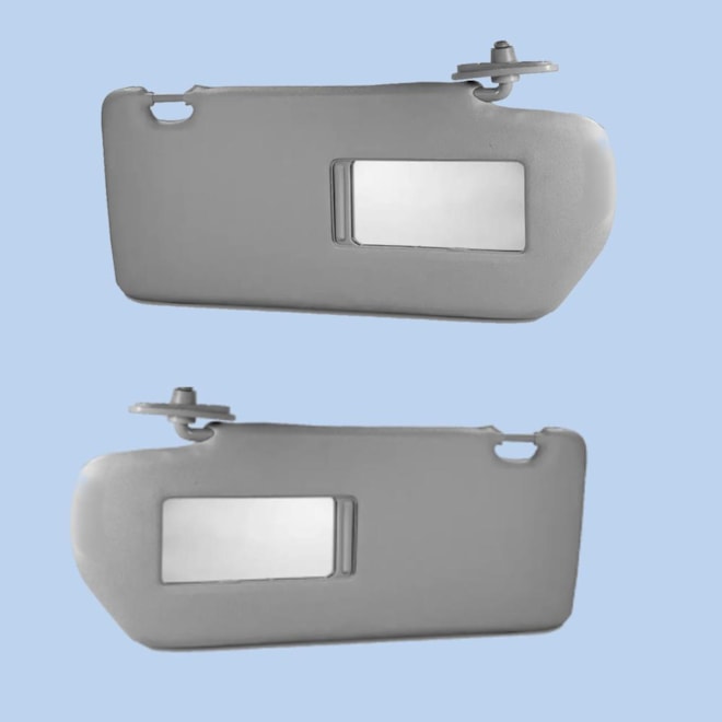 Par Quebra Sol PALIO 04 a 21 Cinza Claro Caixa Espelho Par Quebra Sol PALIO 04 a 21 Cinza Claro Caixa Espelho