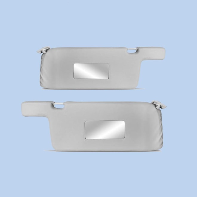 Par Quebra Sol SANTANA 91 a 06 Cinza C Espelho Bolsa Par Quebra Sol SANTANA 91 a 06 Cinza C Espelho Bolsa