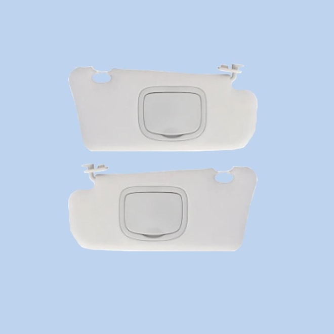 Par Quebra Sol STILO 03 a 12 Cinza Espelho Bolsa Par Quebra Sol STILO 03 a 12 Cinza Espelho Bolsa