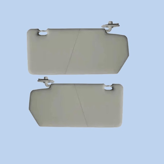 Par Quebra Sol UNO 04 a 10 Cinza Claro Bolsa Par Quebra Sol UNO 04 a 10 Cinza Claro Bolsa