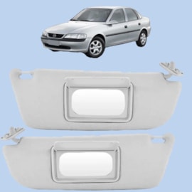 Par Quebra Sol VECTRA 97 à 05 Caixa Espelho Cinza Par Quebra Sol VECTRA 97 à 05 Caixa Espelho Cinza