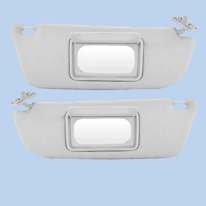 Par Quebra Sol VECTRA 97 à 05 Caixa Espelho Cinza Par Quebra Sol VECTRA 97 à 05 Caixa Espelho Cinza