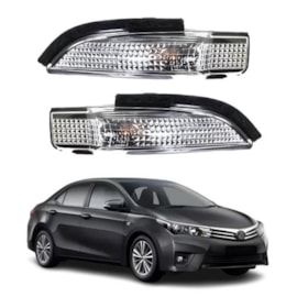 Par Seta Retrovisor COROLLA 2014 a 2019 Par Seta Retrovisor COROLLA 2014 a 2019