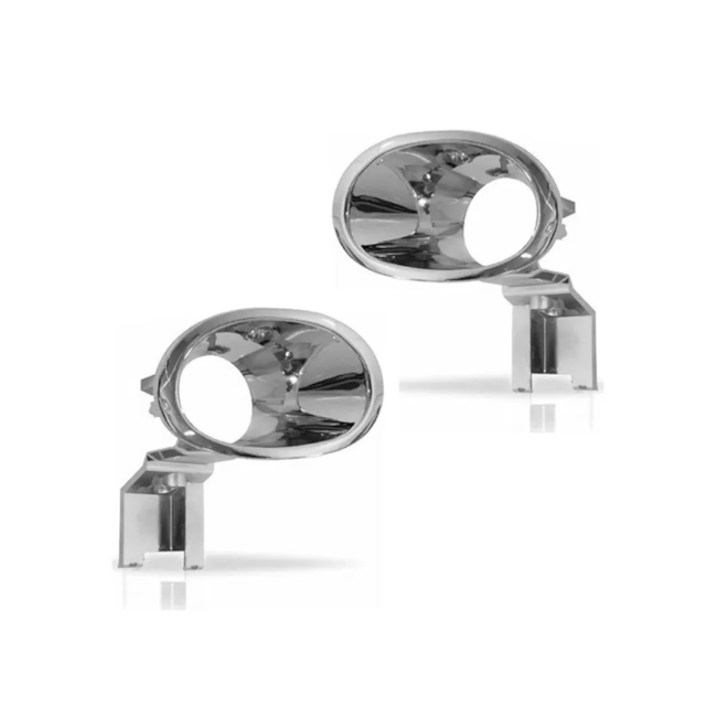 Par Suporte Farol Milha BRAVA 99 a 03 MAREA 98 a 07 Cromado Par Suporte Farol Milha BRAVA 99 a 03 MAREA 98 a 07 Cromado
