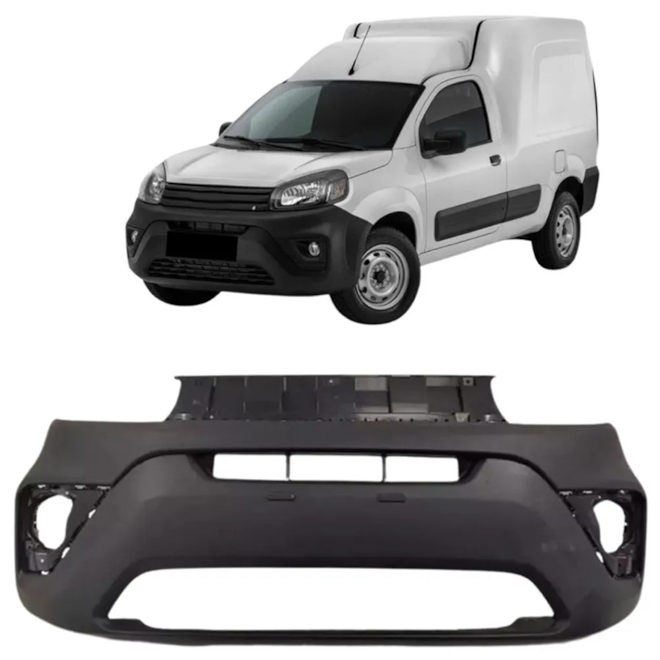Parachoque Dianteiro FIORINO Preto 2022 a 2026 Texturizado Parachoque Dianteiro FIORINO Preto 2022 a 2026 Texturizado