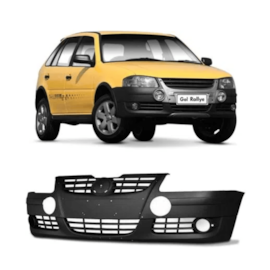 Parachoque Dianteiro GOL G4 RALLYE 06 a 10 Preto Text C Milha
