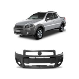 Parachoque Dianteiro STRADA 14 a 21 Cinza C Milha S Spoiler Parachoque Dianteiro STRADA 14 a 21 Cinza C Milha S Spoiler