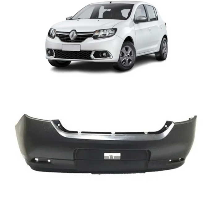 Parachoque LOGAN 2014 até 2025 traseiro Parachoque LOGAN 2014 até 2025 traseiro