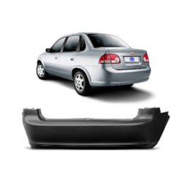 Parachoque Traseiro CLASSIC 2010 a 2016 Preto Parachoque Traseiro CLASSIC 2010 a 2016 Preto