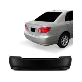 Parachoque Traseiro COROLLA 2002 a 2008 Preto Parachoque Traseiro COROLLA 2002 a 2008 Preto