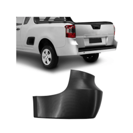 Parachoque Traseiro MONTANA 2010 a 2021 Preto Esquerdo Parachoque Traseiro MONTANA 2010 a 2021 Preto Esquerdo