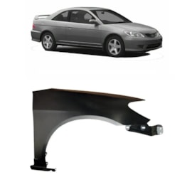 Paralama CIVIC 2004 A 2006 Direito