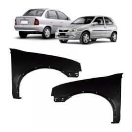 Paralama Corsa 95 a 02 Esquerdo Paralama Corsa 95 a 02 Esquerdo