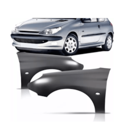 Paralama Peugeot 206 1999 Até 2008 Direito Paralama Peugeot 206 1999 Até 2008 Direito