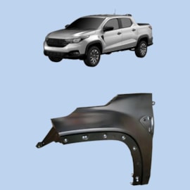 Paralama STRADA 21 À 25 Esquerdo Paralama STRADA 21 À 25 Esquerdo